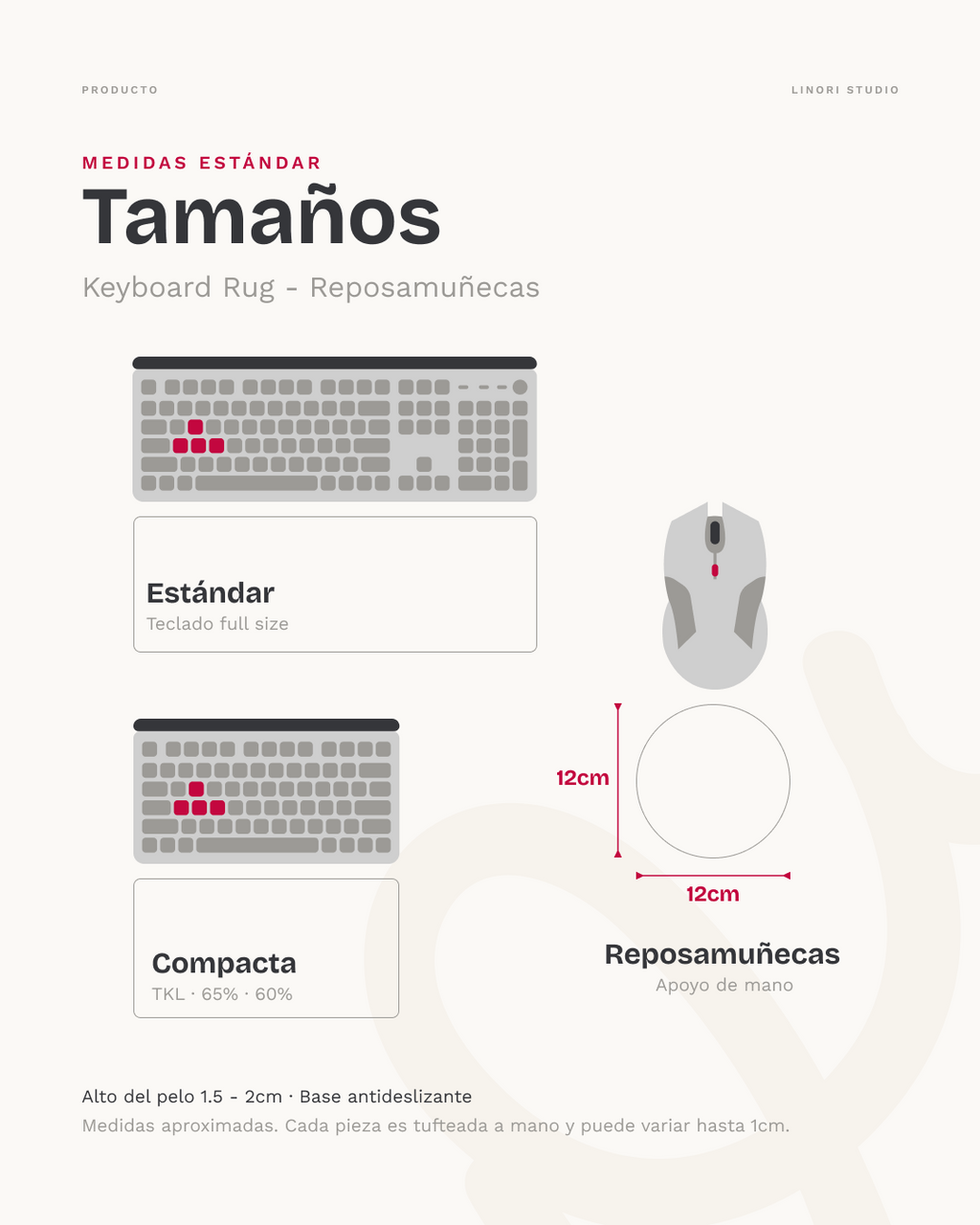 Keyboard Rug — Tapete para teclado