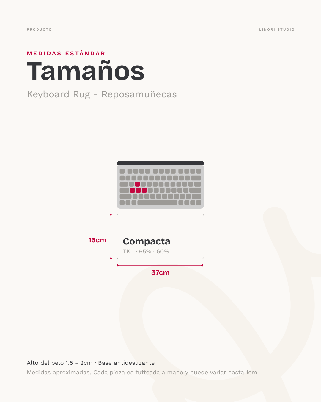 Keyboard Rug — Tapete para teclado