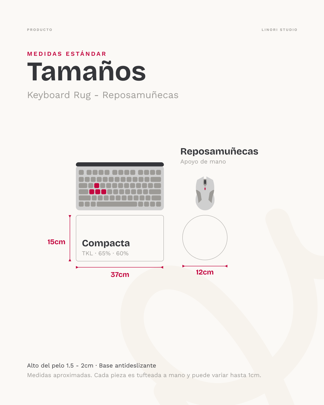 Keyboard Rug — Tapete para teclado