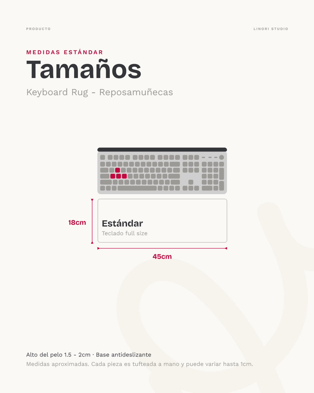 Keyboard Rug — Tapete para teclado