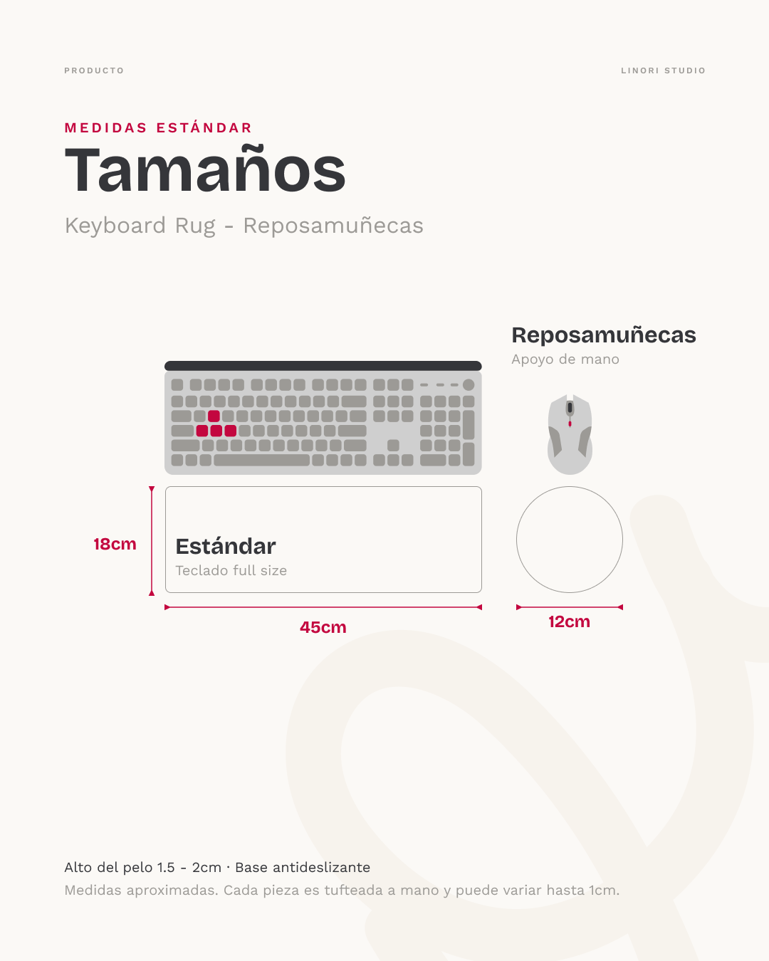 Keyboard Rug — Tapete para teclado