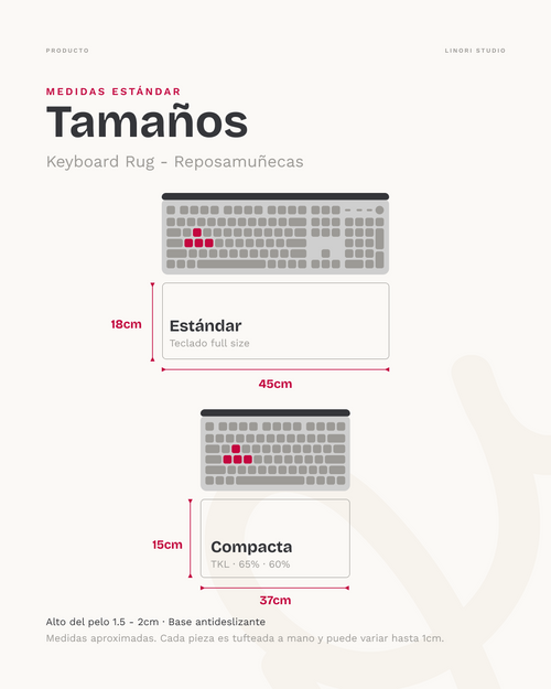Keyboard Rug — Tapete para teclado