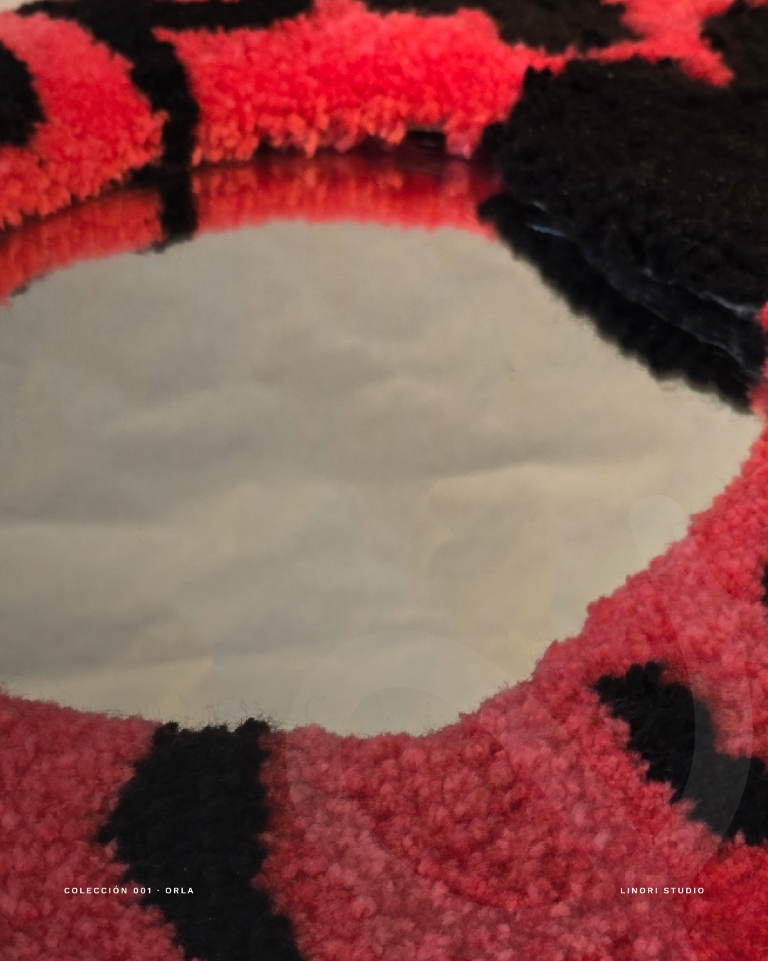 Orla · Latido — Espejo textil
