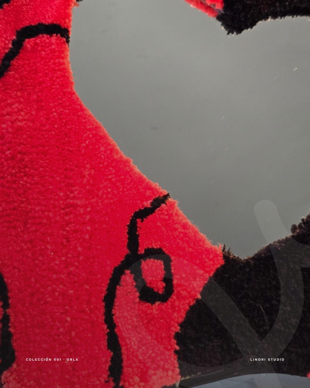 Orla · Trazo — Espejo textil